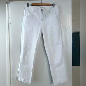 Lucky brand, white jeans mid rise